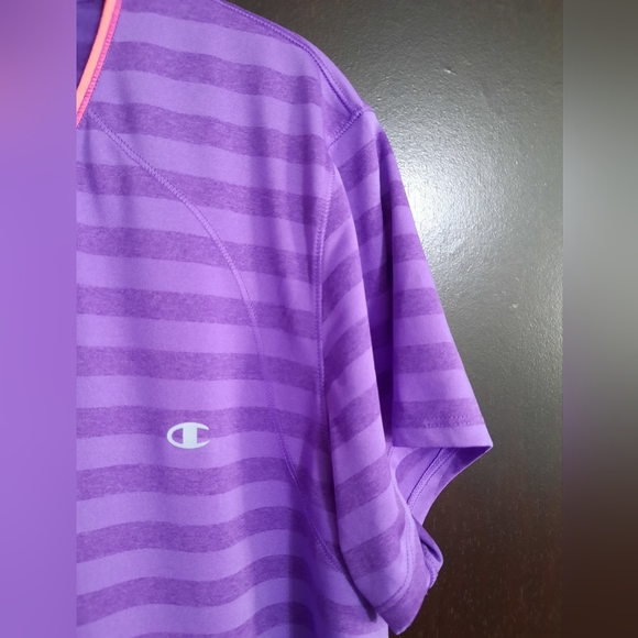 Champion Athletic Plus Striped T-shirt - Picture 6 of 9